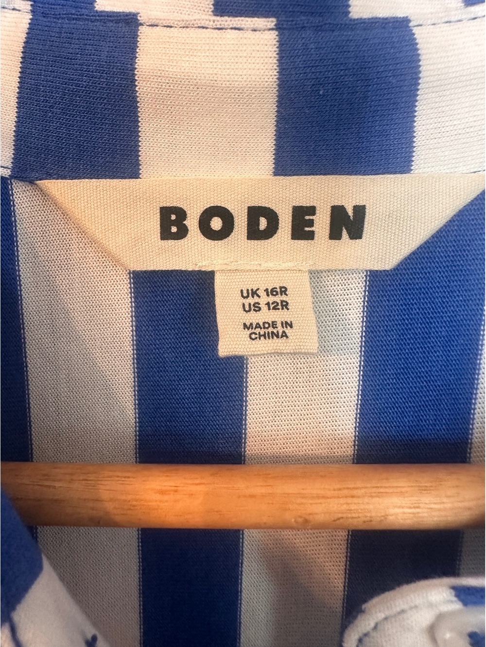 Boden Libby Jersey Midi Shirt Dress 12 - Picture 5 of 6